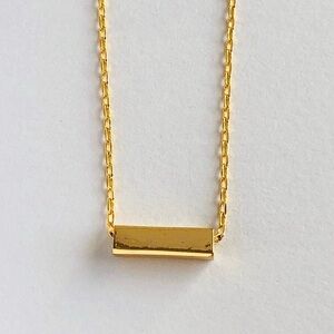 18K Gold Plated Bar Layering Necklace